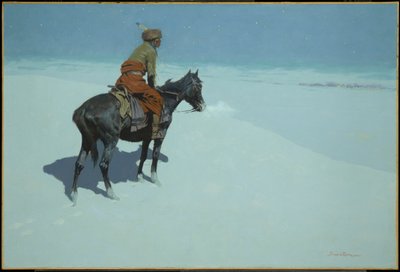 Przyjaciele czy wrogowie? (Zwiadowca) autorstwa Frederic Remington