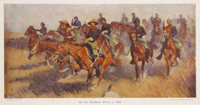 Na Równinach Południowych w 1860, wyd.1909 autorstwa Frederic Remington