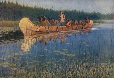 Pierre-Esprit Radisson. Frederic Remington. autorstwa Frederic Remington