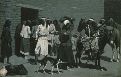 Wioska indiańska autorstwa Frederic Remington