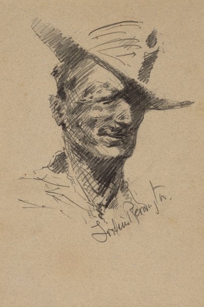Autoportret autorstwa Frederic Remington