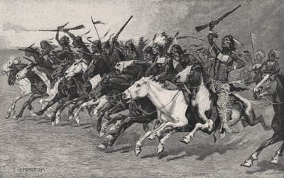 Szarża na biegun słoneczny autorstwa Frederic Remington