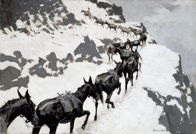 The Mule Pack autorstwa Frederic Remington