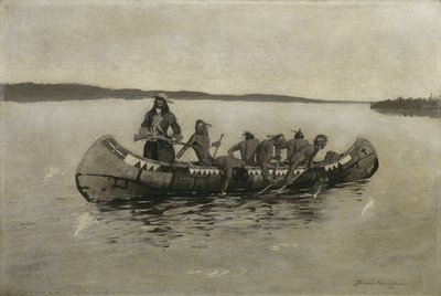 To było fatalne wejście na pokład autorstwa Frederic Remington