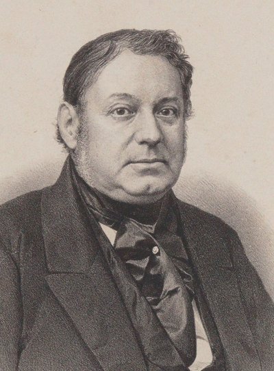 Portret pianisty i kompozytora Amédée Méreaux 1802-1874. autorstwa Frederic Sorrieu