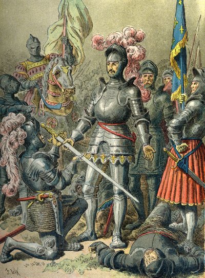 Franciszek I w Pawii (1525), porażka, gdzie dostał się do niewoli autorstwa Frederic Theodore (after) Lix