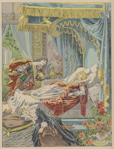 Śpiąca Królewna, Śpiąca Królewna (kolor lito) autorstwa Frederic Theodore (after) Lix