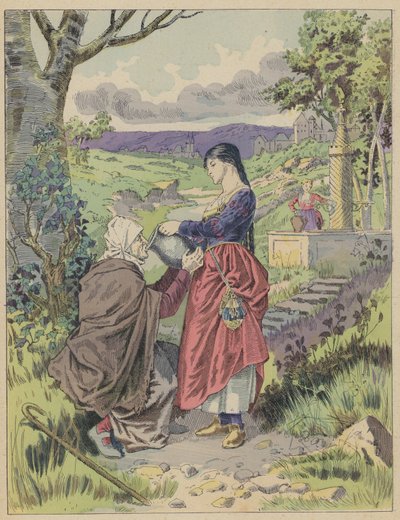 Les Fees, The Fairies (kolor lito) autorstwa Frederic Theodore (after) Lix