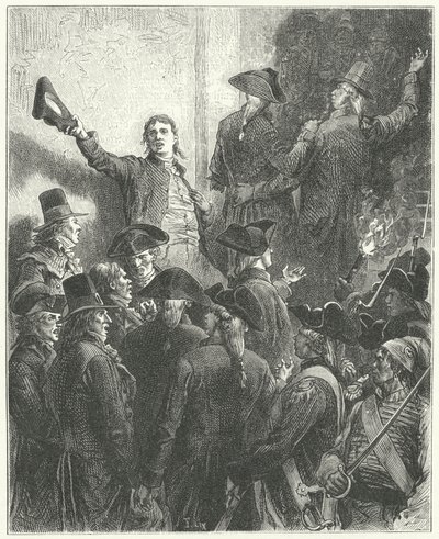 Upadek Girondins autorstwa Frederic Theodore (after) Lix