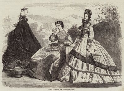 Paryska moda na lipiec autorstwa Frederic Theodore Lix