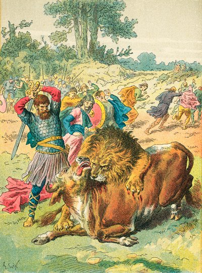 Pepin-Le-Bref په چمپ دي مارسپولي کې autorstwa Frederic Theodore Lix