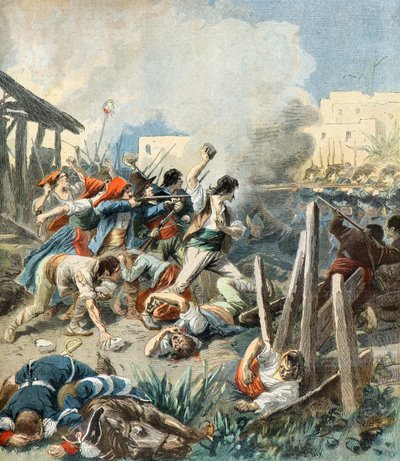 Zamieszki na Sycylii autorstwa Frederic Theodore Lix