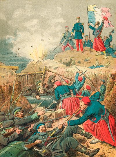 Zajęcie Malakoffa autorstwa Frederic Theodore Lix