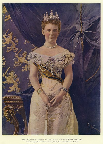 Jej Wysokość Królowa Holandii Wilhelmina autorstwa Frederic de Haenen