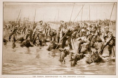 Odważna jazda konna przerażających Kozaków, 1914-19 autorstwa Frederic de Haenen