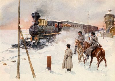 Kolej Transsyberyjska autorstwa Frederic de Haenen