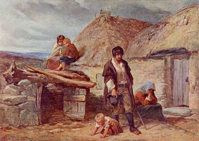 Irlandzka eksmisja autorstwa Frederick (after) Goodall