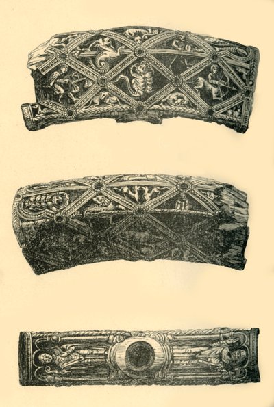 Głowa Krzyża Tau, c1140-1150, 1881. autorstwa Frederick Albert Slocombe