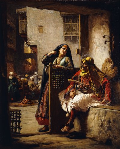 Wizyta Wodza, autorstwa Frederick Arthur Bridgman