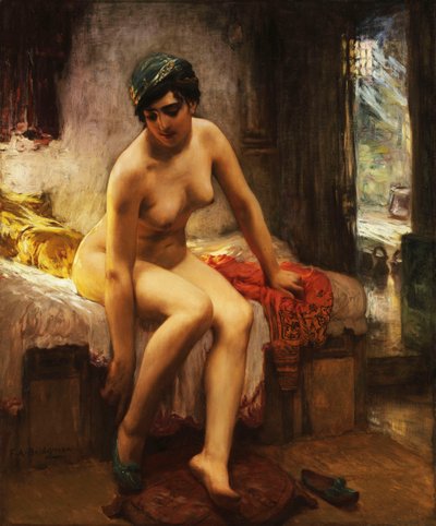 algierska prostytutka, autorstwa Frederick Arthur Bridgman