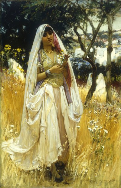 Młoda Maurengue, kampania Alaer autorstwa Frederick Arthur Bridgman