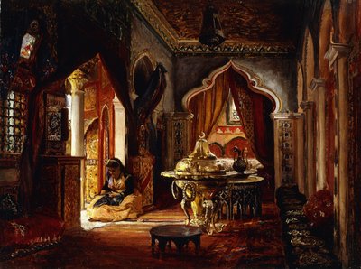 W Seraju, 1879 autorstwa Frederick Arthur Bridgman
