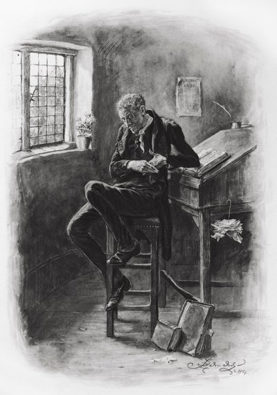 „David” Karola Dickensa autorstwa Frederick Barnard