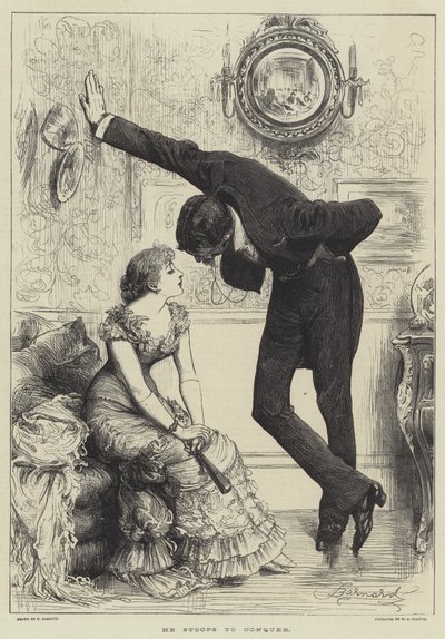 Pochyla się, by podbić autorstwa Frederick Barnard