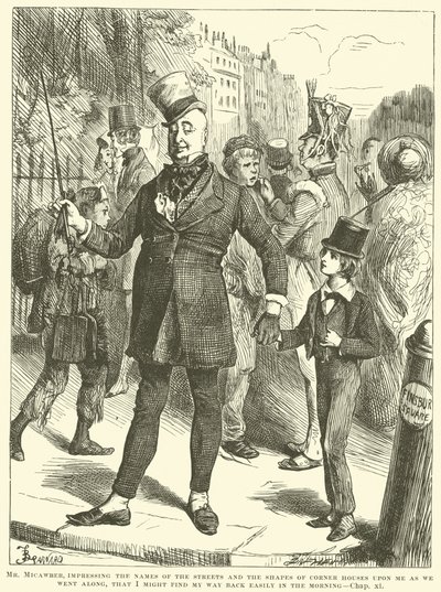pan Micawber autorstwa Frederick Barnard