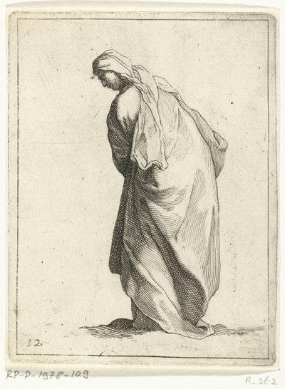 biegnąca kobieta 15 małych figurek (tytuł serii) autorstwa Frederick Bloemaert