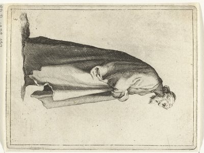 Stary człowiek z długim płaszczem 15 małych figurek (tytuł serii) autorstwa Frederick Bloemaert