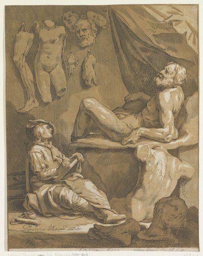 Strona tytułowa dla: Abraham Bloemaert, Oryginalna i uznana książka rysunkowa Konstryk. Część 1 autorstwa Frederick Bloemaert
