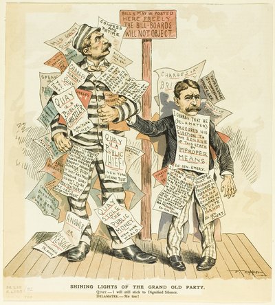 Błyszczące światła Grand Old Party autorstwa Frederick Burr Opper