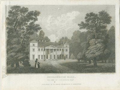 Chillington Hall: grawerowanie, bd [1830] (druk) autorstwa Frederick Calvert