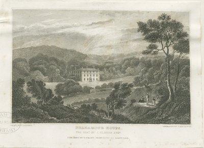 Colton-Bellamore House: staloryt, bd [c 1830] (druk) autorstwa Frederick Calvert