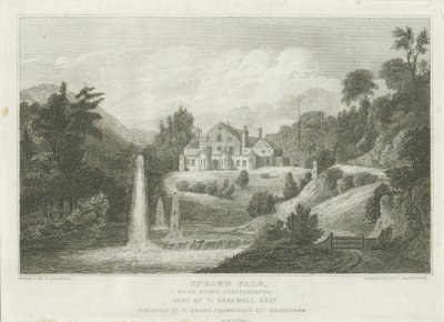 Kamień - Spring Vale: grawerowanie, bd [ok. 1830] (druk) autorstwa Frederick Calvert
