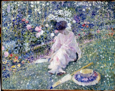 Ogród w czerwcu autorstwa Frederick Carl Frieseke