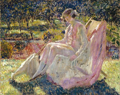 Kąpiel słoneczna, ok. 1913 autorstwa Frederick Carl Frieseke
