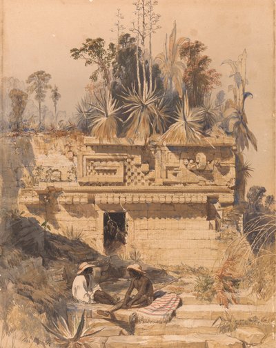 Ruiny w Sabachche autorstwa Frederick Catherwood