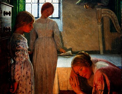 Zimowy wieczór autorstwa Frederick Cayley Robinson