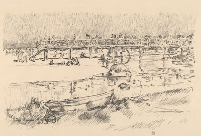 Kąpielisko, Bass Rocks, ok. 1930 r. 1918. autorstwa Frederick Childe Hassam