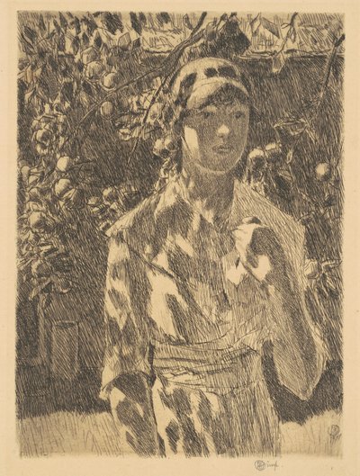 Helen Burke, 1917. autorstwa Frederick Childe Hassam