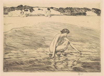 Przypływ, Montauk, 1922. autorstwa Frederick Childe Hassam