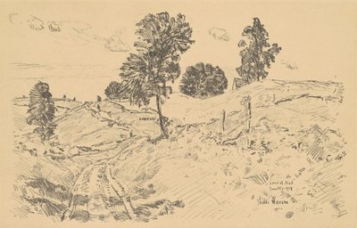 Krajobraz, Kraina Nod, 1918. autorstwa Frederick Childe Hassam
