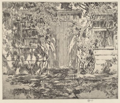 Stare drzwi, Easthampton, 1920. autorstwa Frederick Childe Hassam