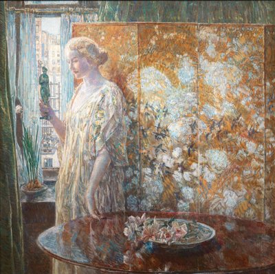 Tanagra Budowniczowie, Nowy Jork, 1918. autorstwa Frederick Childe Hassam