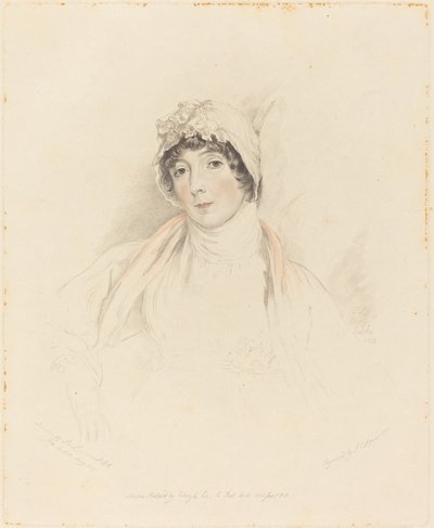 Lucy Lawrence autorstwa Frederick Christian Lewis I after Sir Thomas Lawrence