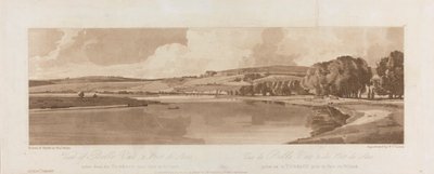 Widok Belle Vue i Pont de Seve z tarasu w pobliżu Pont de St. Cloud 1802; Płyta 13 Widoki w Paryżu, Emanuel Tom śledzenia płyty B1981.25.2622 autorstwa Frederick Christian Lewis the Elder