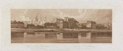 Widoki Panteonu, zaczerpnięte z Arseal 1803; Płyta 12 z Widoków w Paryżu, Emanuel Objętość śledzenia płyty 1981.25.2621 autorstwa Frederick Christian Lewis the Elder