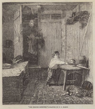 Wykryto złodziei autorstwa Frederick Daniel Hardy